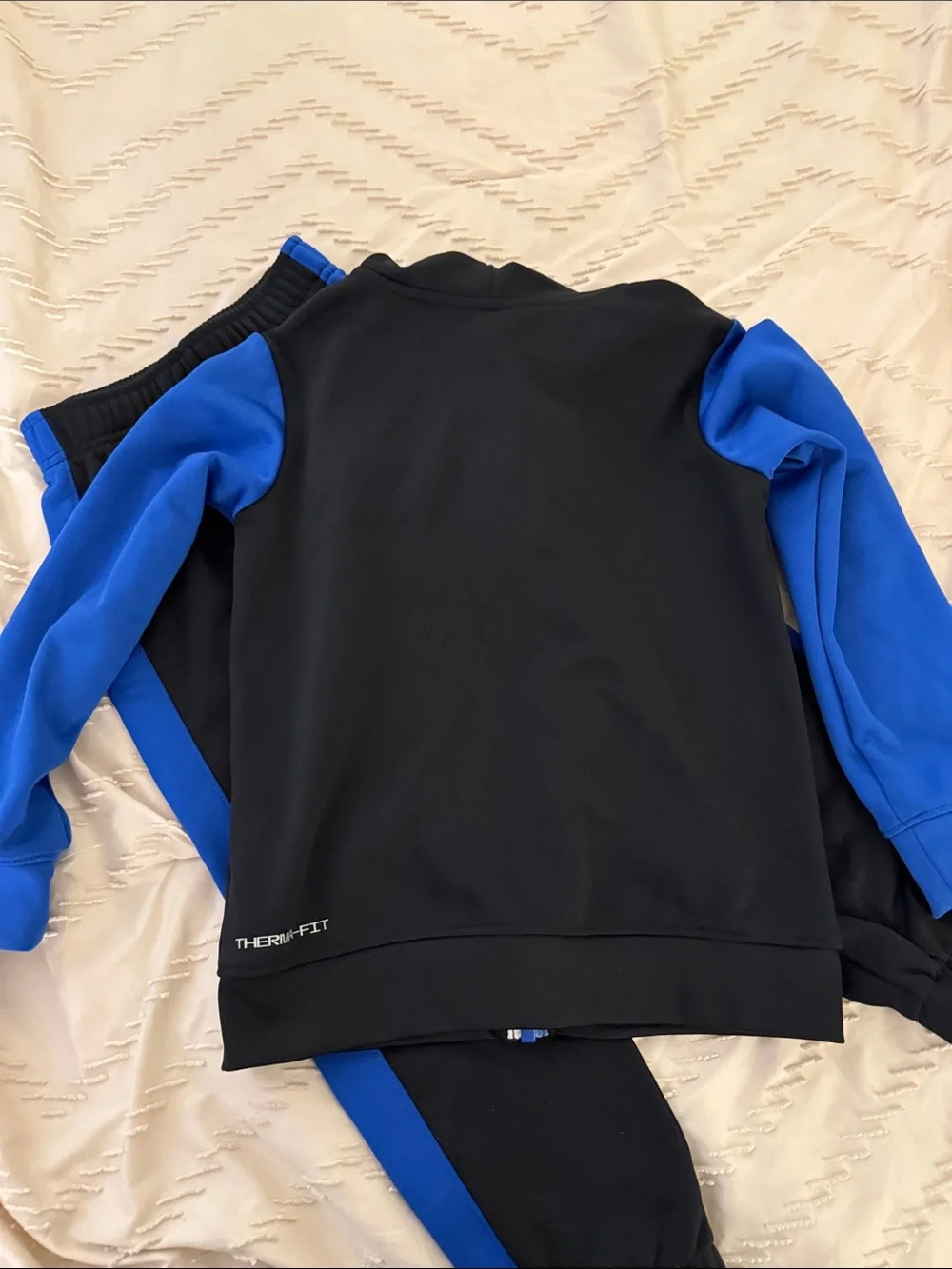 Nike Black and Blue Kids Zip Hoodie & Joggers Set - Picture 6 of 11